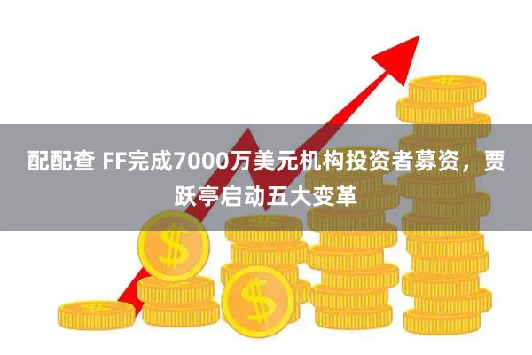 配配查 FF完成7000万美元机构投资者募资，贾跃亭启动五大变革