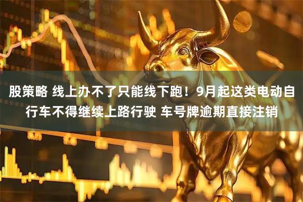 股策略 线上办不了只能线下跑！9月起这类电动自行车不得继续上路行驶 车号牌逾期直接注销